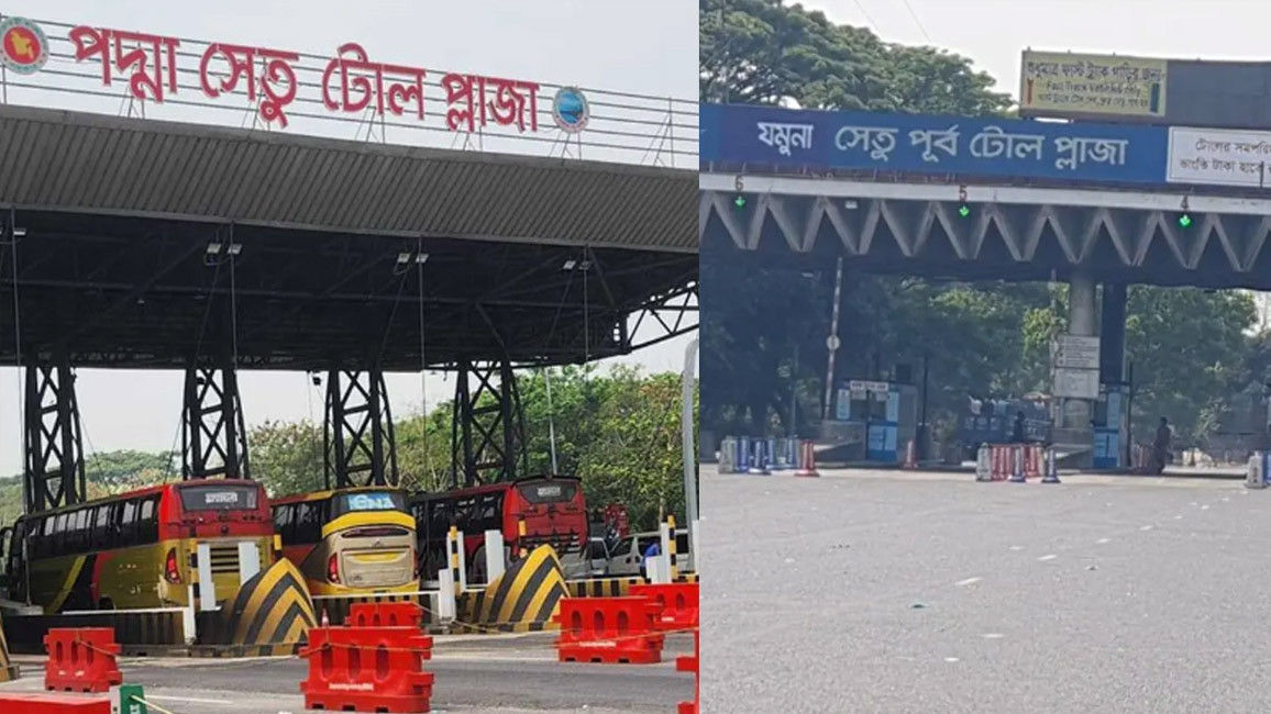 ঈদযাত্রায় পদ্মা ও যমুনা সেতুতে প্রায় ৬০ কোটি টাকার টোল আদায়