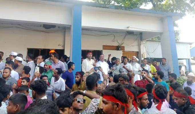 দৌলতপুরে শান্তি সমাবেশ করেছে বিএনপি