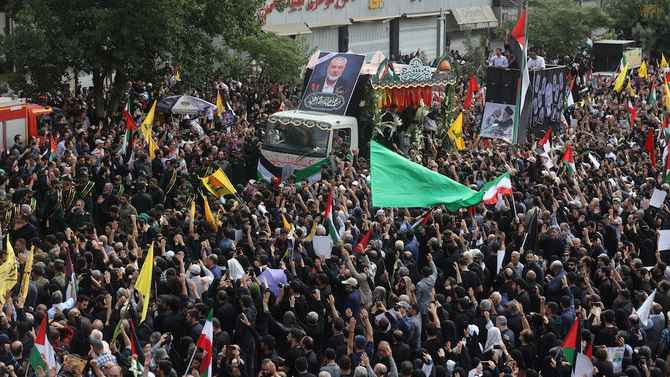 ইসমাইল হানিয়ার জানাজায় প্রতিশোধের ডাক