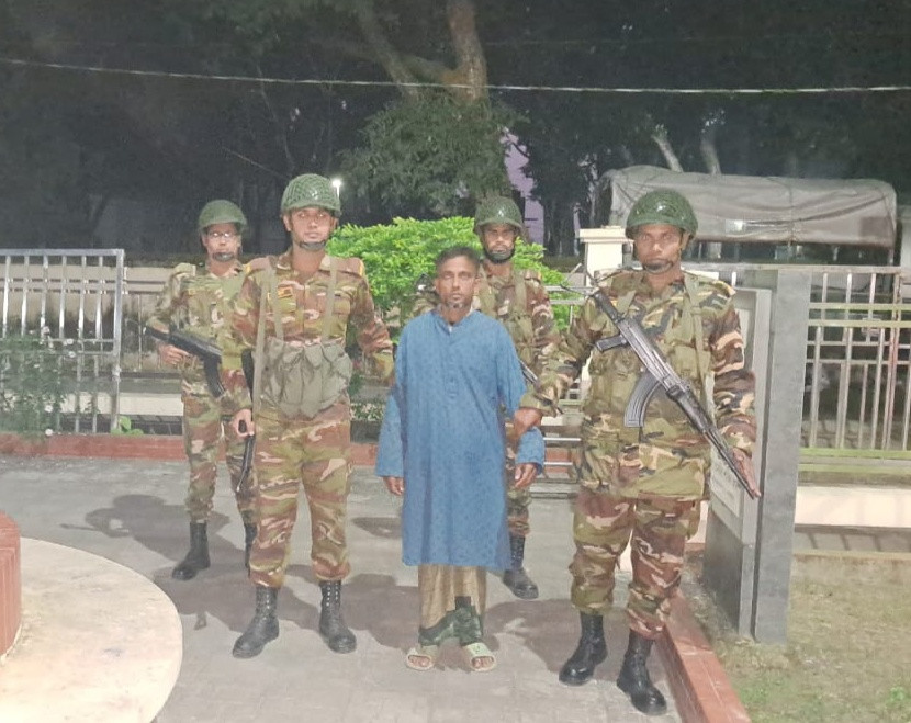 কাজিপুরে সেনা অভিযানে ইয়াবাসহ আটক-১, ভ্রাম্যমাণ আদালতে জেল