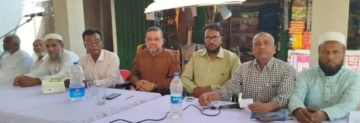 বৃন্দাবনহাট বাজারে কাঁচা বাজারের জন্যে নির্মিত শেডের শুভ উদ্বোধন