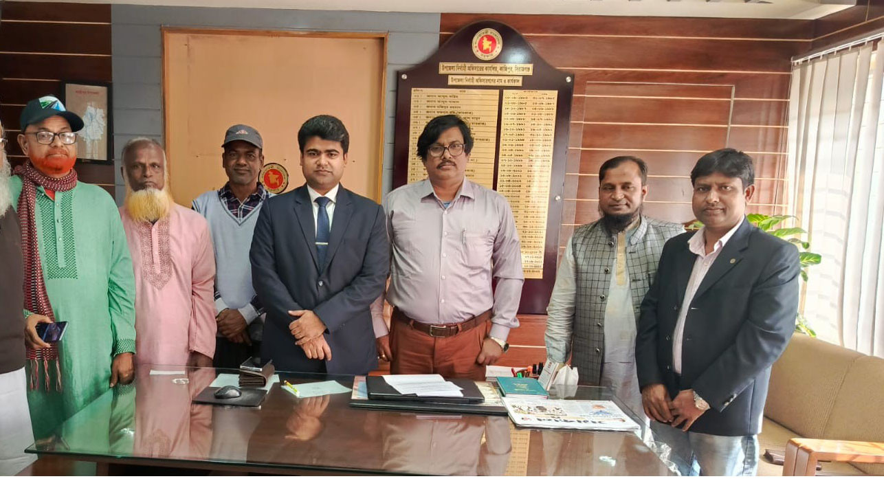 কাজিপুরে নবাগত ইউএনও’র সাথে উপজেলা প্রেসক্লাবের সাংবাদিকদের মতবিনিময়