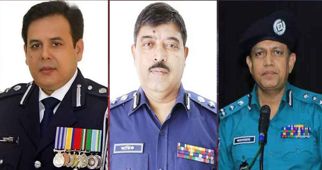 এবার পুলিশের তিন কর্মকর্তাকে অবসরে পাঠালো সরকার