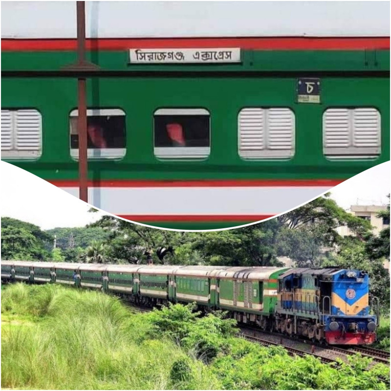 একটানা তিন মাস দশ দিন বন্ধ থাকার পর চালু হলো সিরাজগঞ্জ এক্সপ্রেস ট্রেন